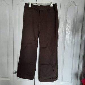 Banana Republic Brown Wide Leg Dress Pant Ladies size 8S
